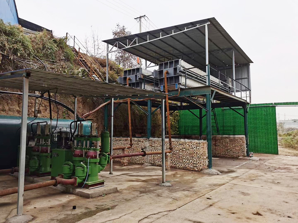 廂式板框壓濾機(jī)的原理